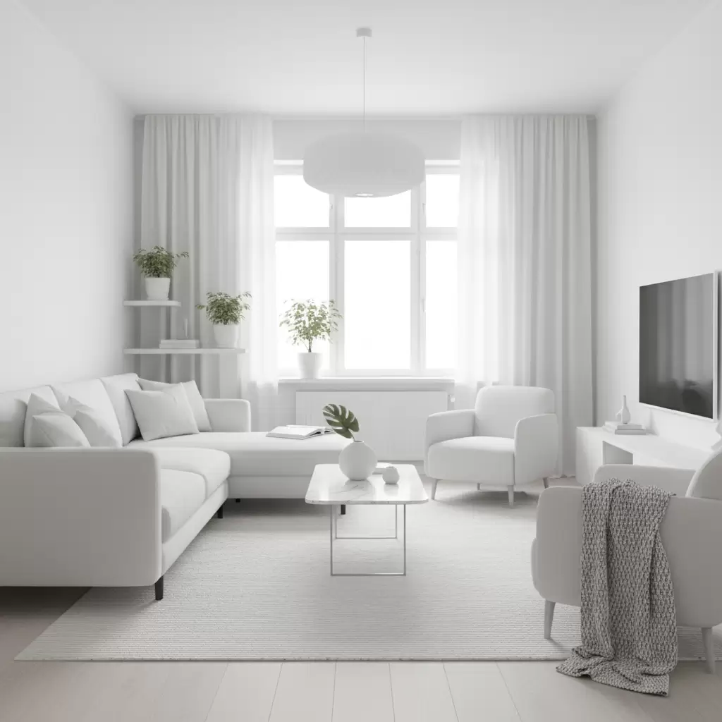 gemini_image_1768378704-1 Sự kết hợp giữa gam màu sáng và ánh sáng tự nhiên tạo cảm giác nới rộng diện tích tối đa