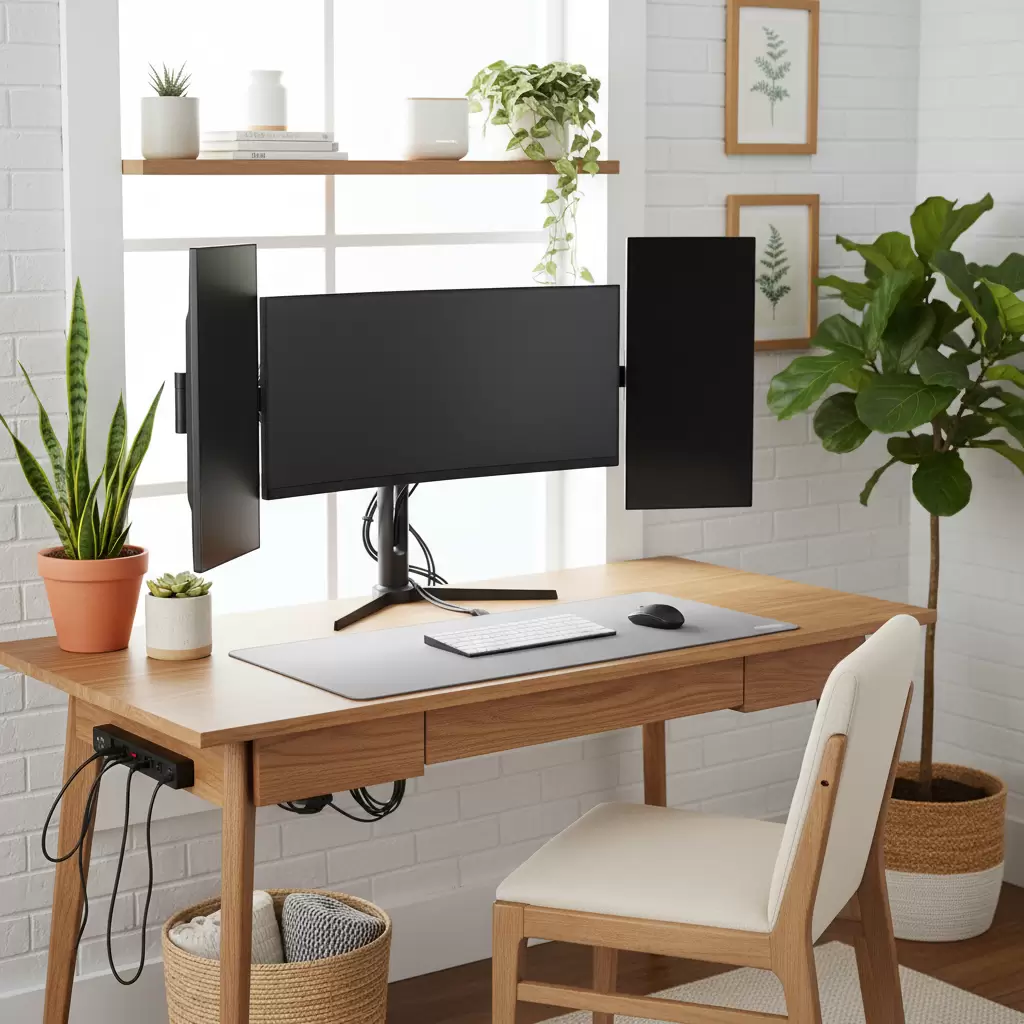 gemini_image_1768380488-1 Sự ngăn nắp về thị giác giúp duy trì trạng thái tập trung sâu khi làm việc