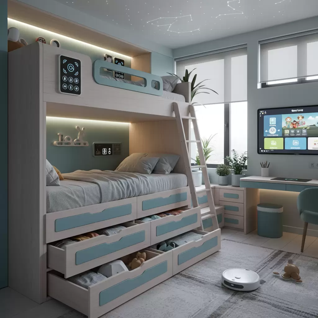 Nội thất thông minh giúp tối ưu hóa không gian và tăng tính trải nghiệm cho bé
