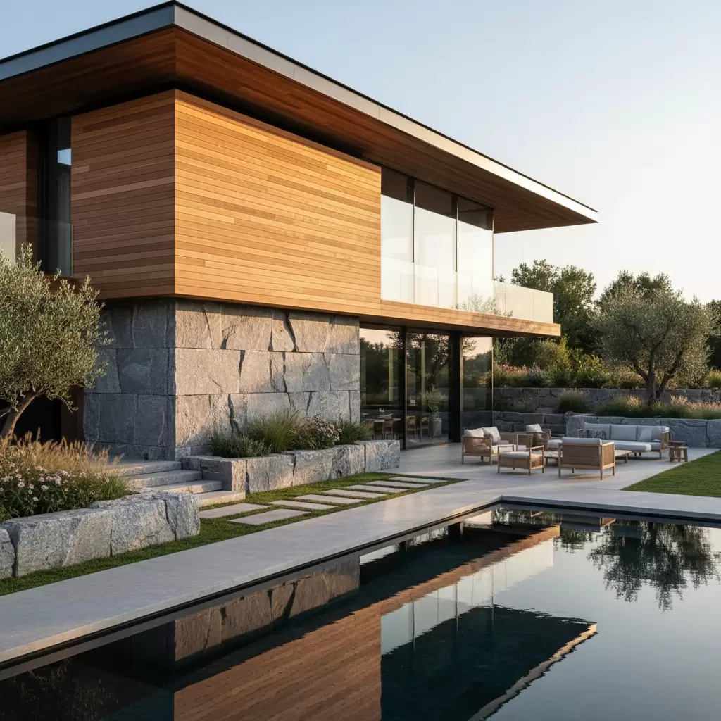 Lựa chọn vật liệu bền bỉ là yếu tố then chốt cho biệt thự không gian mở