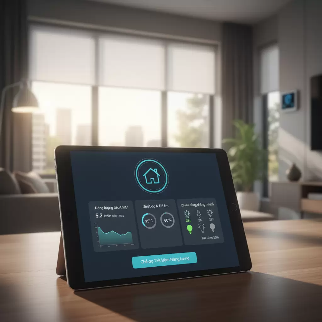 Công nghệ thông minh giúp tối ưu hóa việc tiêu thụ năng lượng trong nhà ở