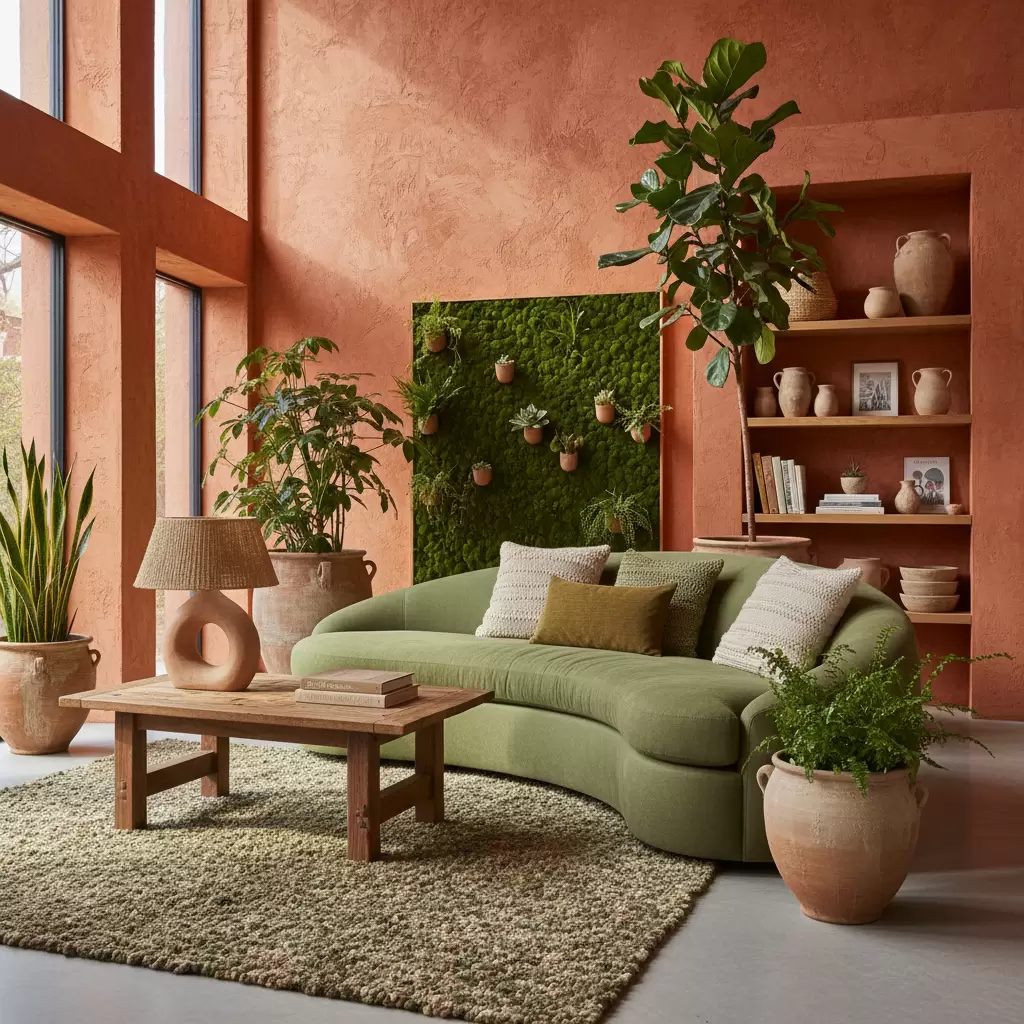 Các gam màu sinh thái mang lại cảm giác bền vững và gần gũi với thiên nhiên