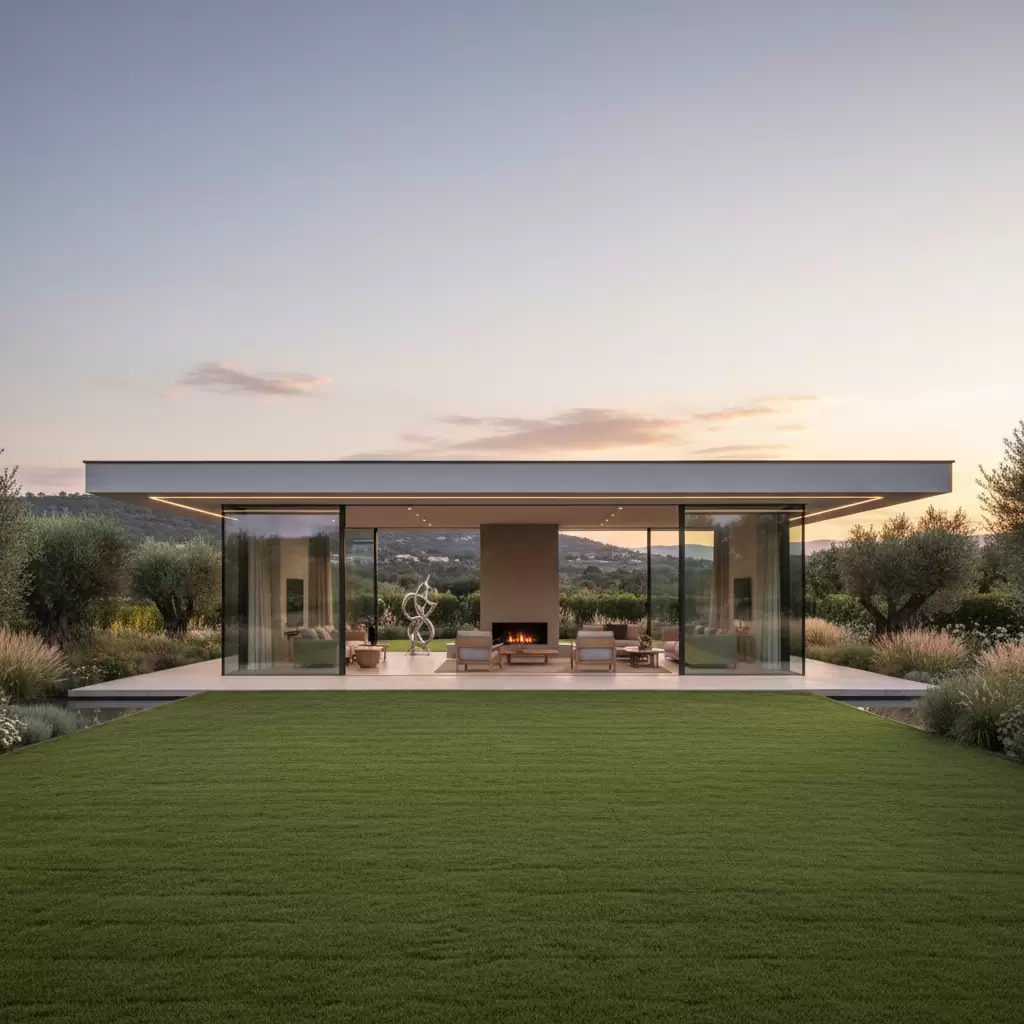 gemini_image_1768389398-1 Mẫu thiết kế biệt thự vườn 1 tầng với không gian mở kết nối thiên nhiên