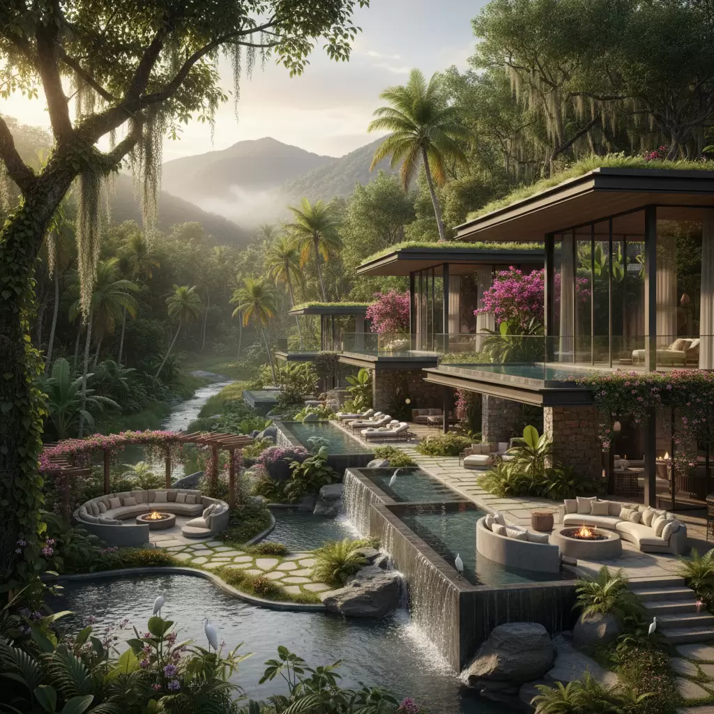 gemini_image_1768389398 Toàn cảnh mẫu thiết kế biệt thự vườn phong cách nghỉ dưỡng sang trọng và đẳng cấp