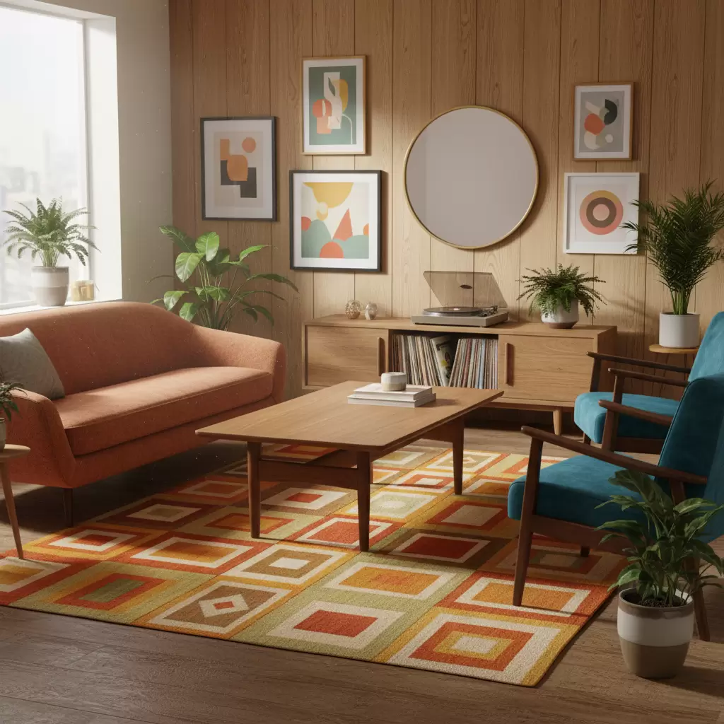 Đồ nội thất Retro với những đường nét thiết kế thanh thoát đặc trưng