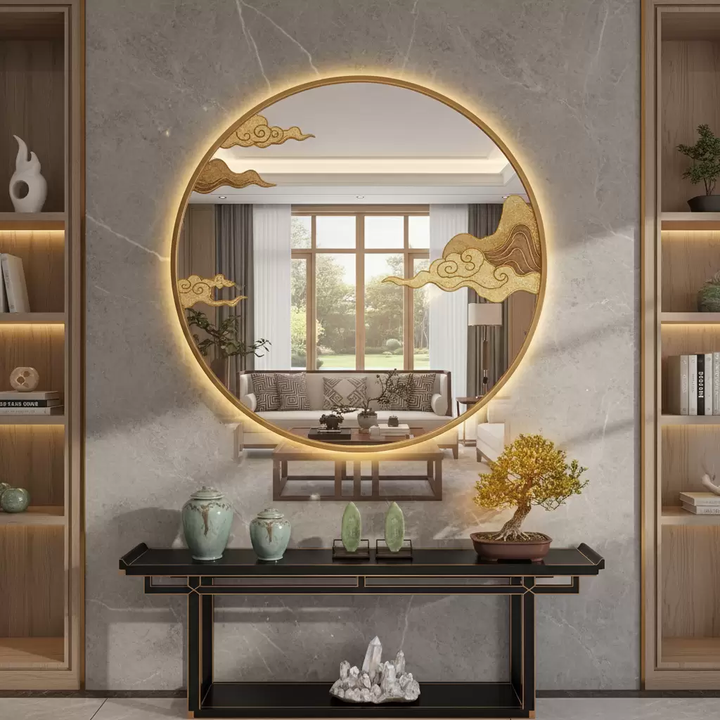 gemini_image_1768393833 Lựa chọn vị trí đặt gương trong nhà giúp tăng vượng khí và mang lại may mắn cho gia chủ