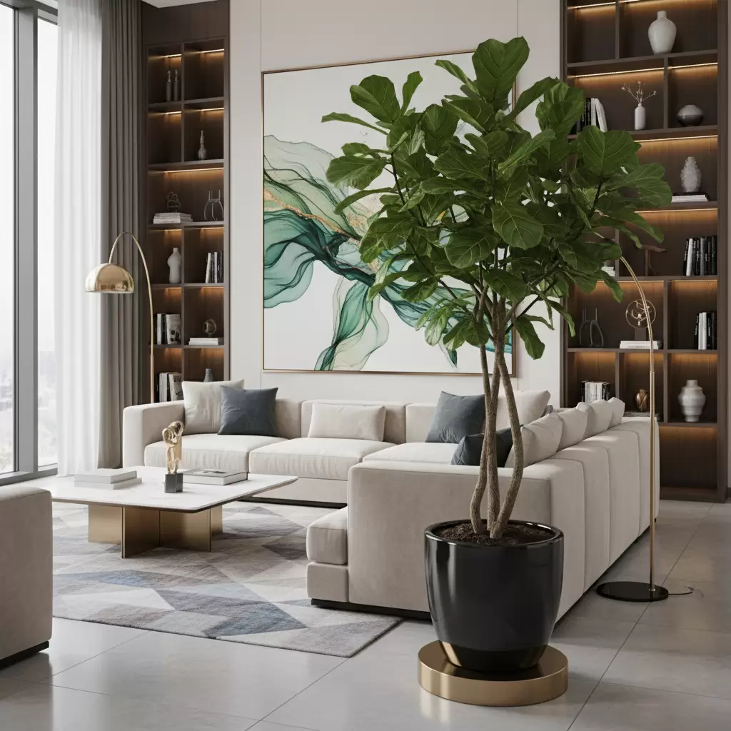 Cây xanh phong thủy mang lại vẻ đẹp thẩm mỹ và sinh khí cho không gian sống