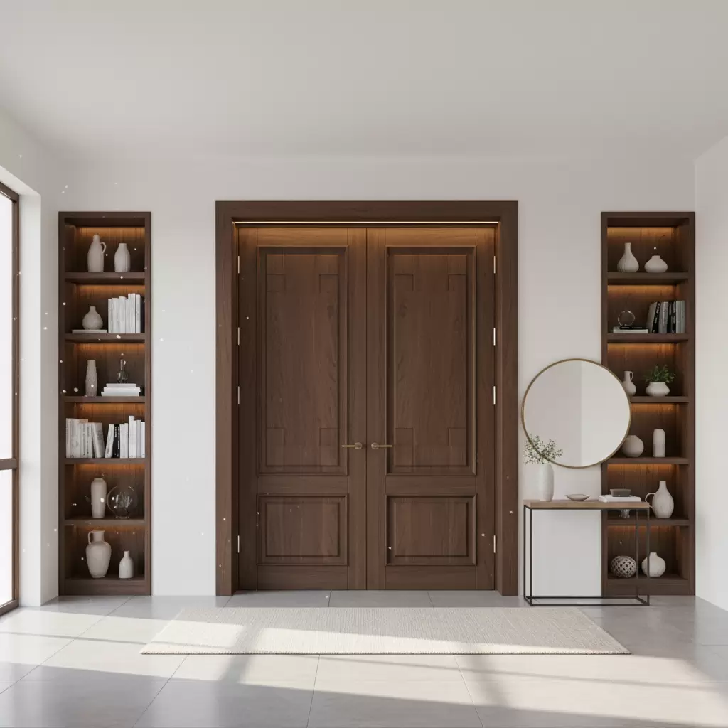 Sự hài hòa giữa kích thước cửa và không gian nội thất tổng thể