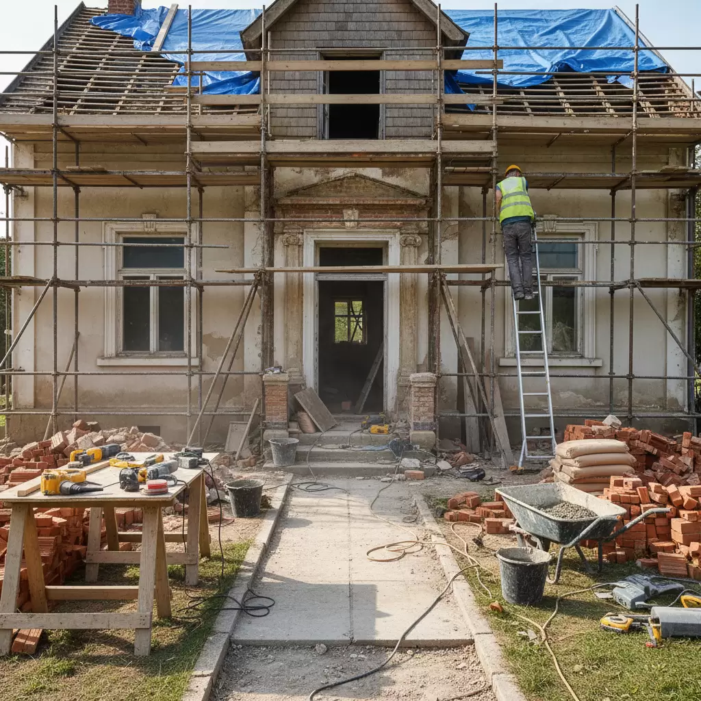 Tự cải tạo nhà cũ tiềm ẩn nhiều rủi ro nếu không có kế hoạch bài bản và chuyên môn kỹ thuật