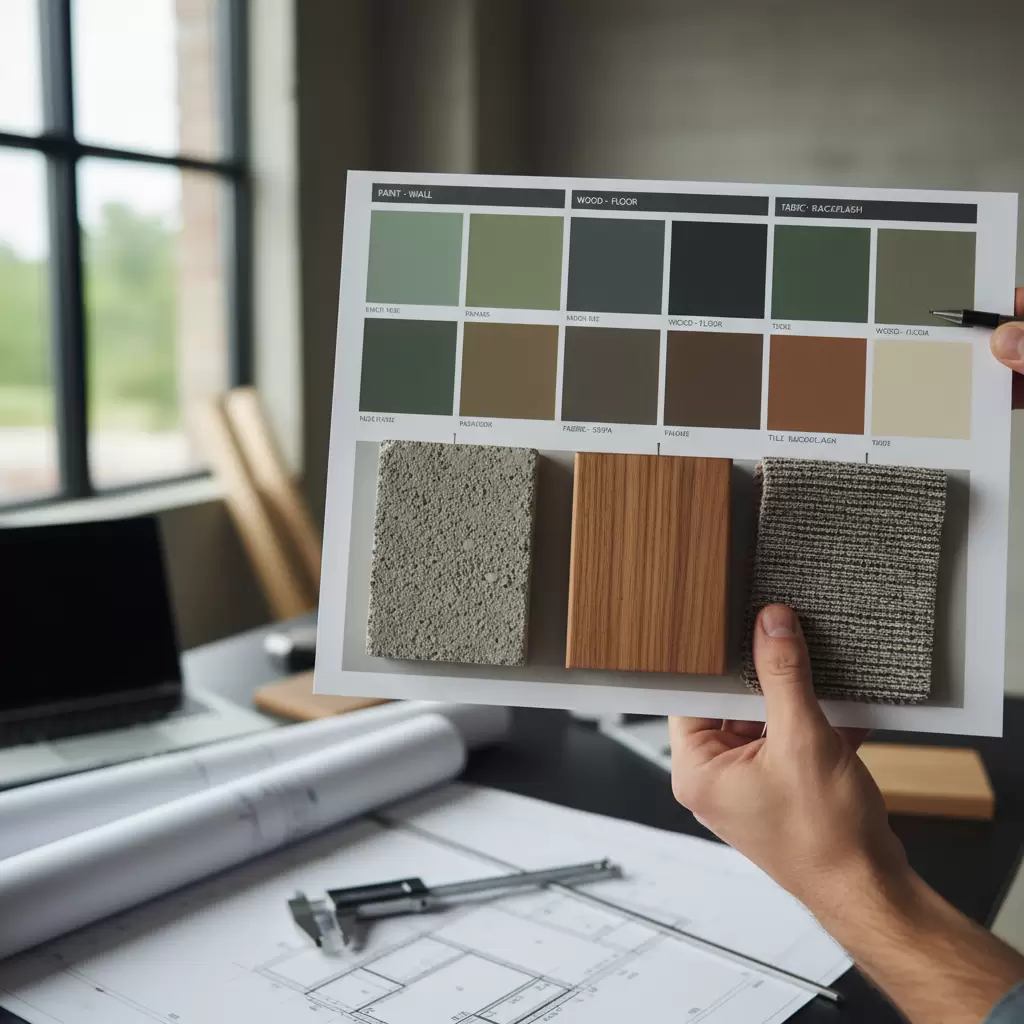 Việc kiểm tra vật liệu đầu vào giúp đảm bảo màu sắc và chất liệu đúng như bản vẽ 3D