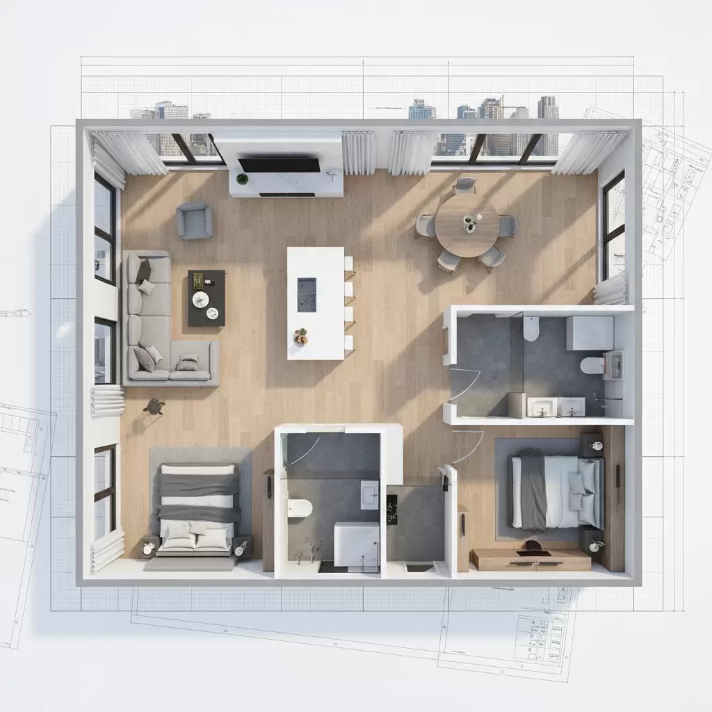 Tối ưu hóa công năng sử dụng và thẩm mỹ cá nhân qua bản vẽ 3D