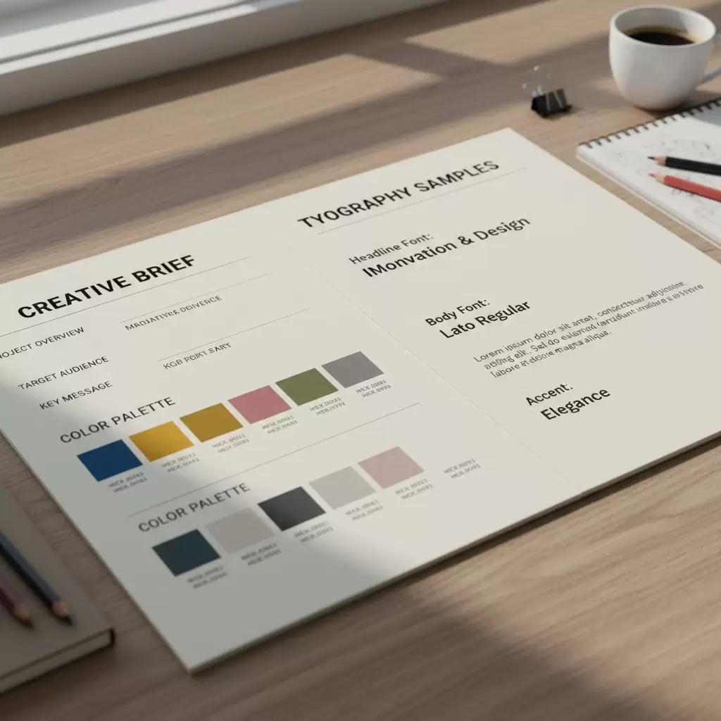 Bản yêu cầu thiết kế chi tiết giúp định hướng phong cách sáng tạo chính xác