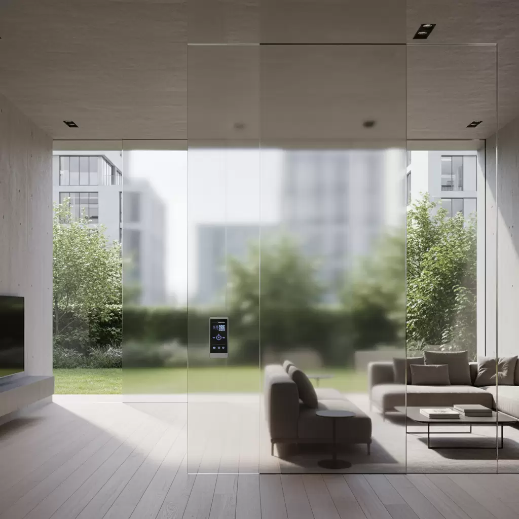 Kính điện thông minh mang lại vẻ đẹp hiện đại và tinh tế cho không gian sống