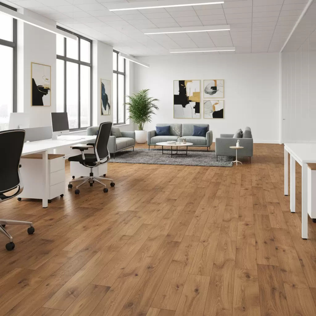 Sàn nhựa giả gỗ là giải pháp tối ưu cho các không gian thương mại và văn phòng