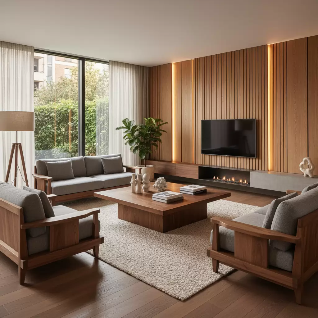 Nội thất gỗ mang lại vẻ đẹp sang trọng và đẳng cấp cho không gian sống